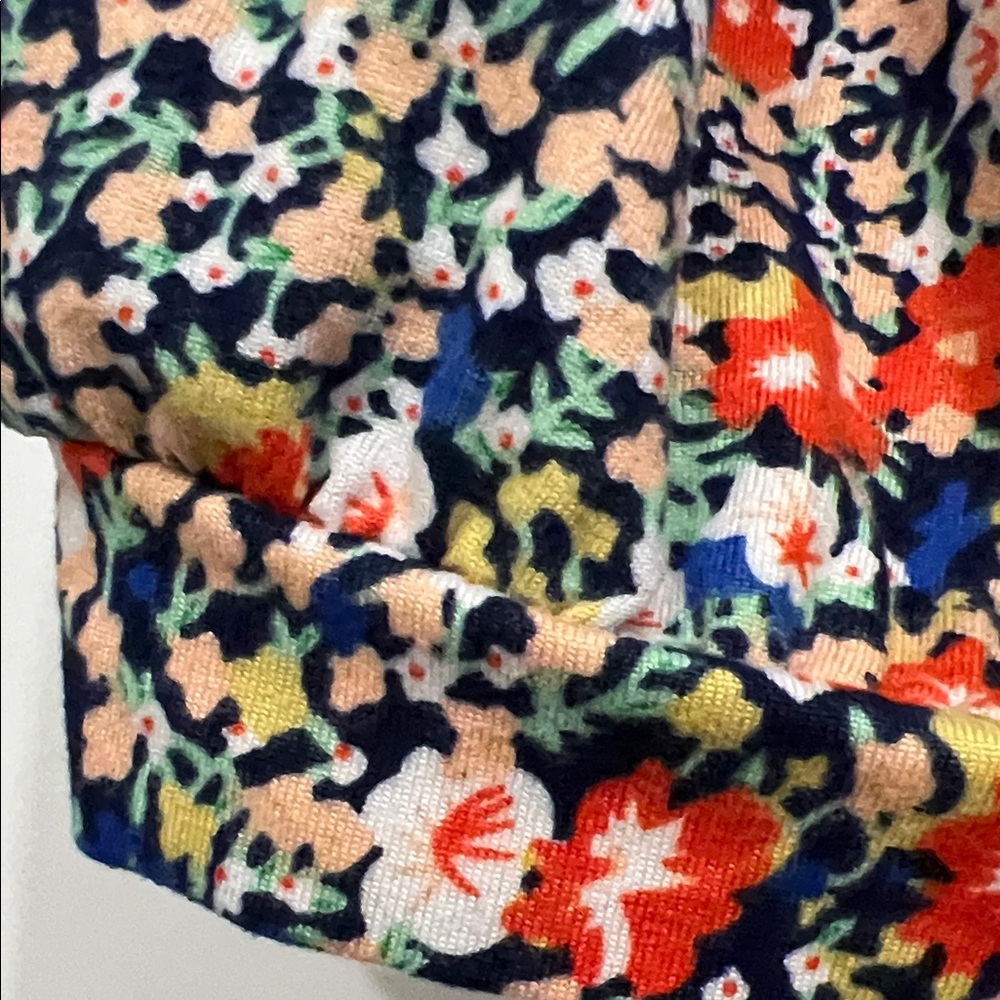 Beginning Boutique Floral Blouse - Red and Blue - Picture 7 of 14